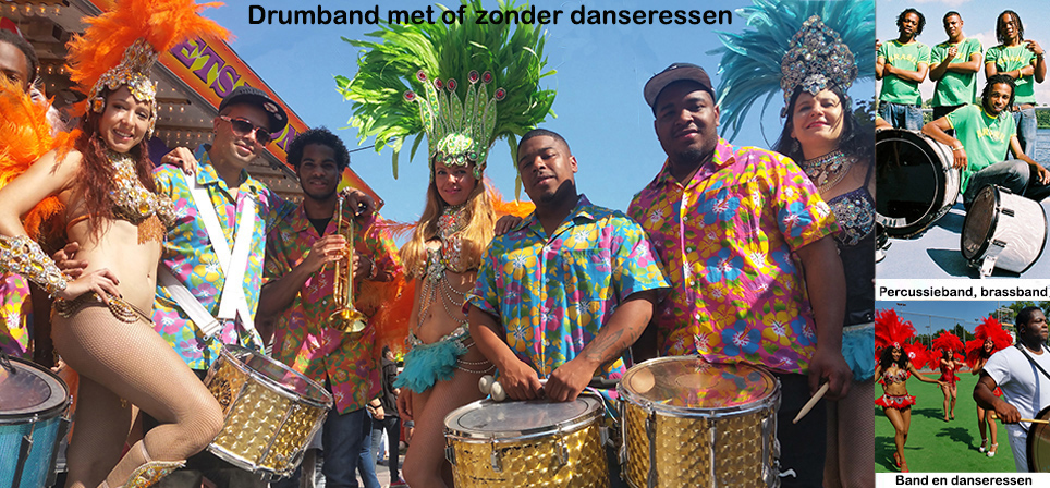 Caribische Band met leuke danseressen